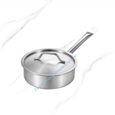 Nồi Nấu Sốt Inox 3 Đáy Thân Thấp Size 160 x H70mm NT0702052