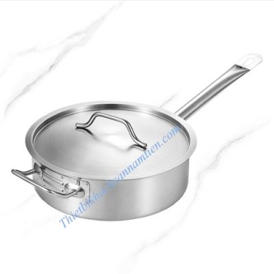 Nồi Nấu Sốt Inox 3 Đáy Thân Thấp Size 280 x H95mm NT0702058