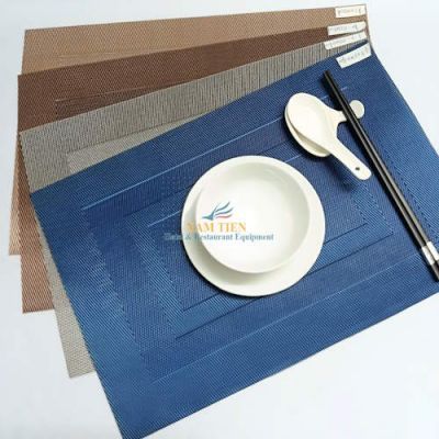 Tấm Lót Bàn Ăn Chống Thấm Sợi Nhựa Cao Cấp NT010532