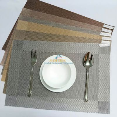 Tấm Lót Bàn Ăn Nhựa PVC Cao Cấp, Chống Thấm Nhiều Màu
