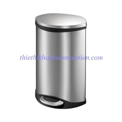 Thùng Rác Inox Chân Đạp Hình Vỏ Sò NTEK9218MT