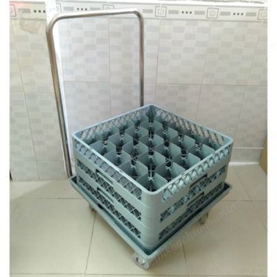 Xe Đẩy Rack Ly Nhà Hàng NT0411021