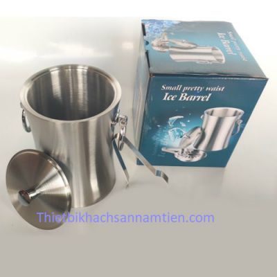 Xô Đá Inox 2 Lớp Có Gắp Đá Đi Kèm NT0601019