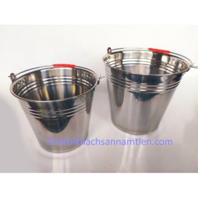 Xô Đá Inox Không Nắp Quai Xách Giá Rẻ NT0601023