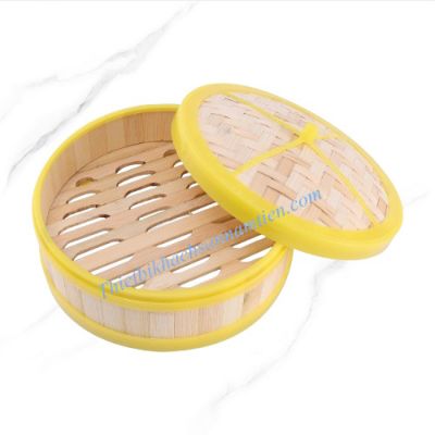 Xửng Tre Hấp Dimsum Viền Nhựa Size 22Cm NT0317007