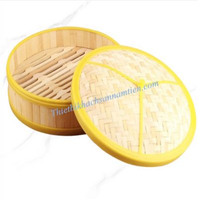 Xửng Tre Hấp Dimsum Viền Nhựa Size 26cm NT0317008