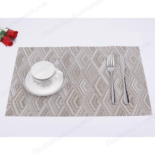 Tấm Lót Bàn Ăn Placemat Họa Tiết Quả Trám NT0408026