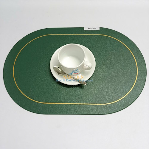 Tấm Lót Chén, Dĩa, Tách Da PU Cách Nhiệt, Chống Thấm