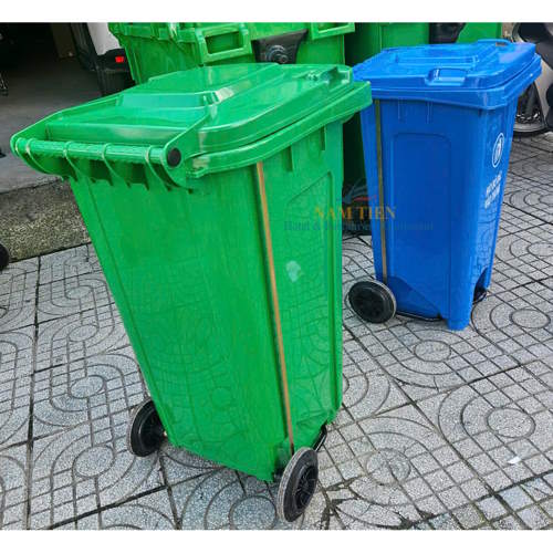 Thùng Rác Công Cộng 120L Đạp Chân Có Bánh Xe NT0105063