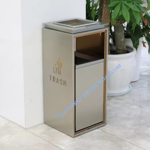 Thùng Rác Gạt Tàn Sảnh Khách Sạn Cao Cấp