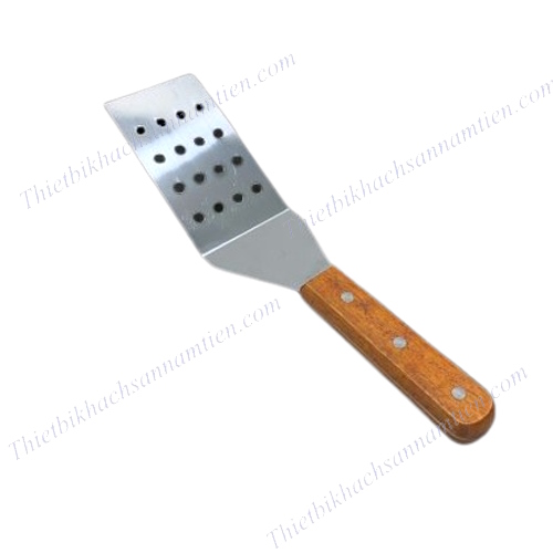 Xẻng Xúc Bánh Vuông Có Lỗ Cán Gỗ NT0711046