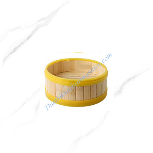 Xửng Tre Hấp DimSum Viền Nhựa Size 18Cm NT0317006