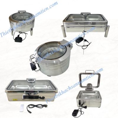 Giải Pháp Hâm Nóng Thức Ăn Hoàn Hảo Với Nồi Hâm Buffet Điện Inox 304